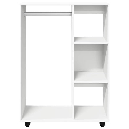 Armadio Bianco 80x40x110 cm in Legno Multistrato
