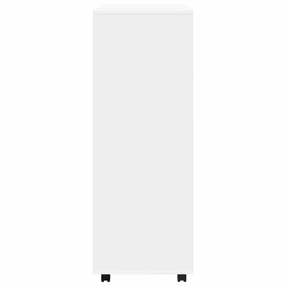 Armadio Bianco 80x40x110 cm in Legno Multistrato