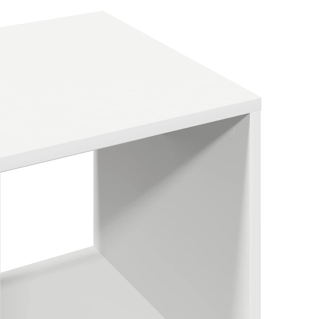Armadio Bianco 80x40x110 cm in Legno Multistrato