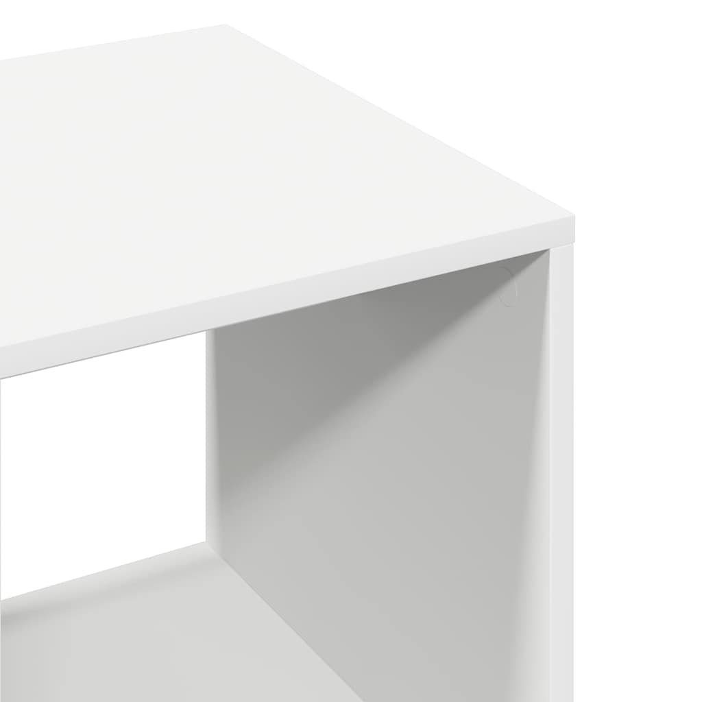 Armadio Bianco 80x40x110 cm in Legno Multistrato