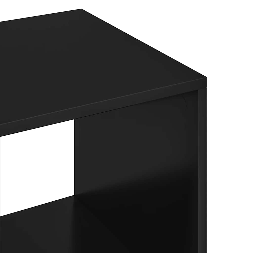 Armadio Nero 80x40x110 cm in Legno Multistrato | homemem39
