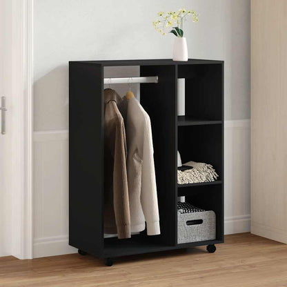 Armadio Nero 80x40x110 cm in Legno Multistrato | homemem39