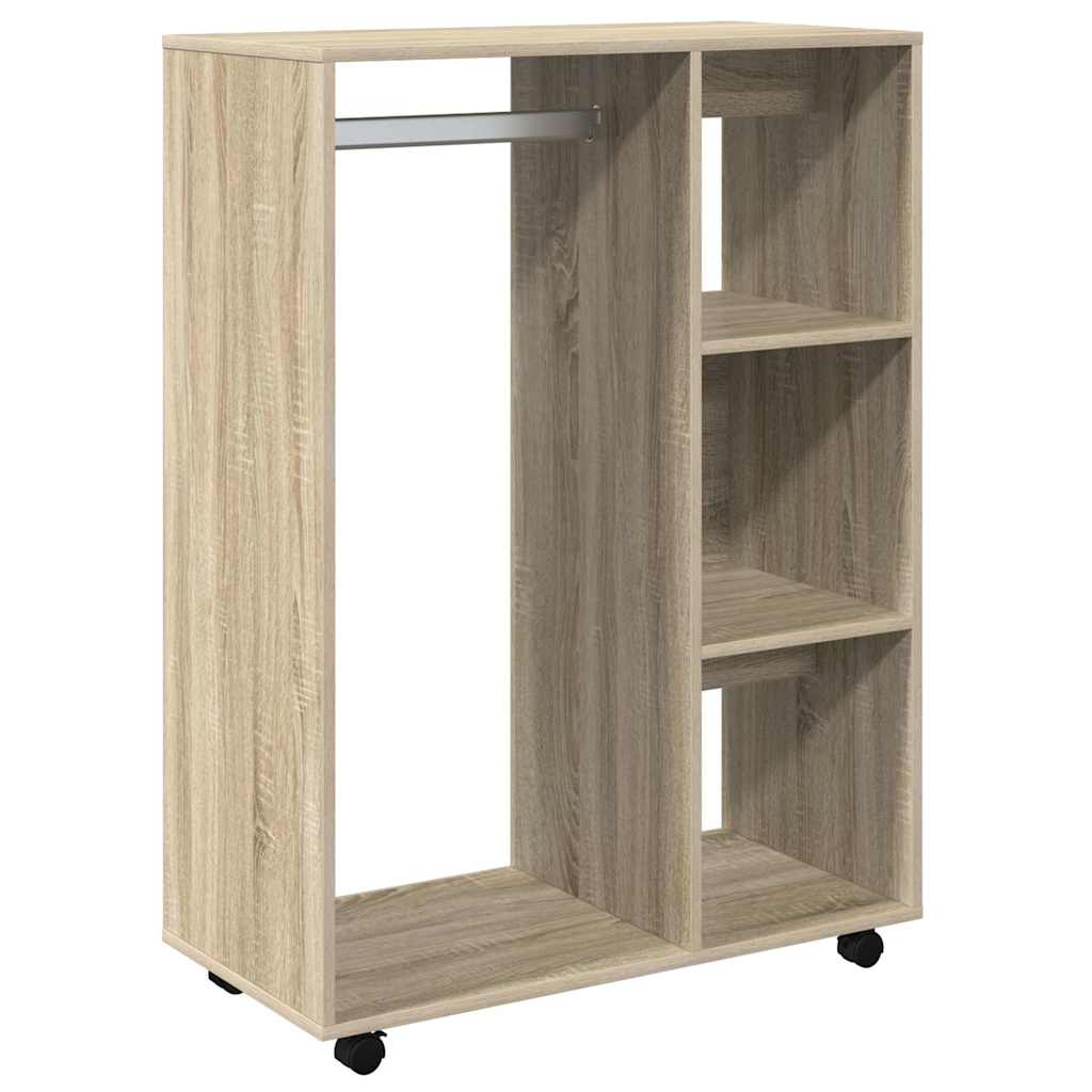 Armadio Rovere Sonoma 80x40x110 cm in Legno Multistrato