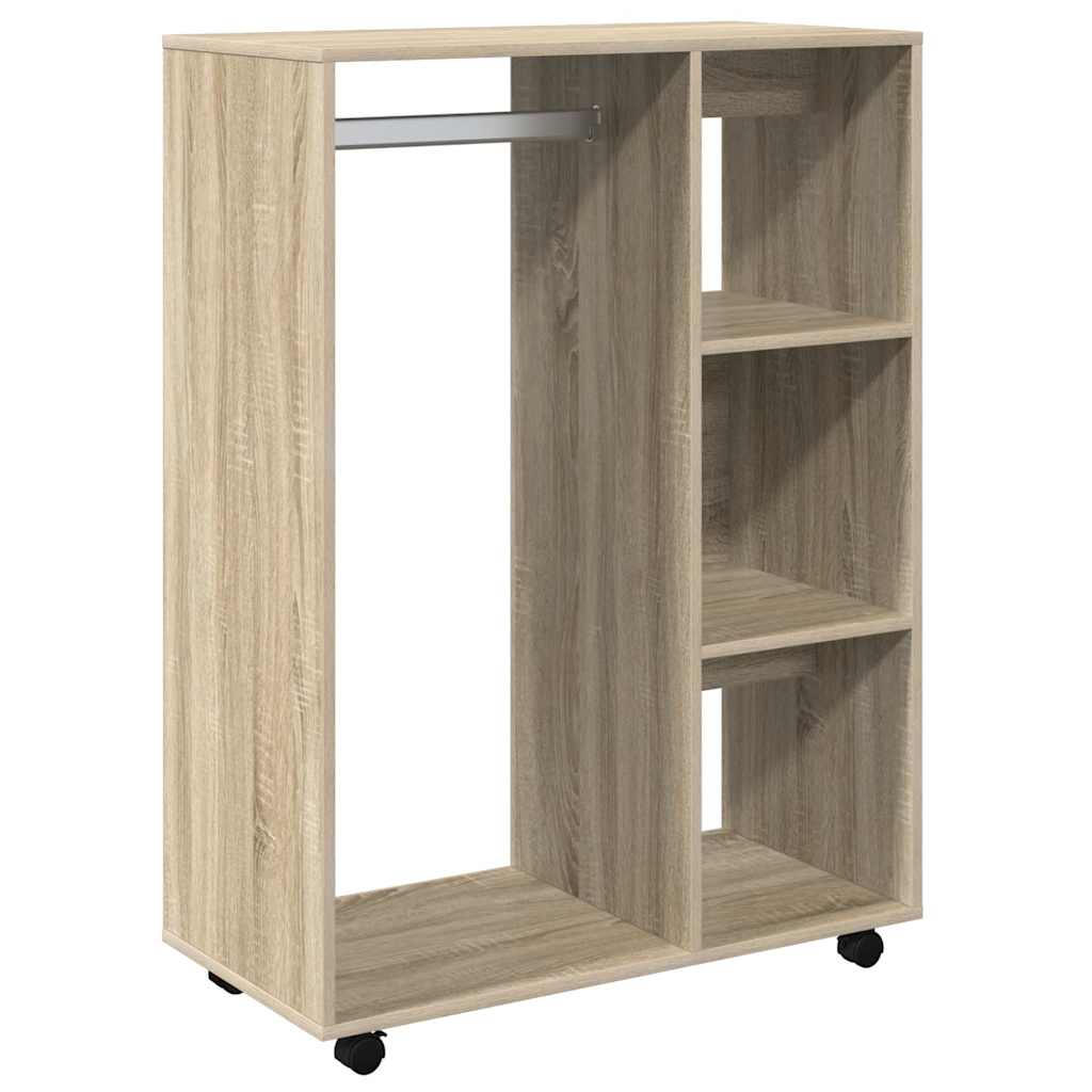 Armadio Rovere Sonoma 80x40x110 cm in Legno Multistrato