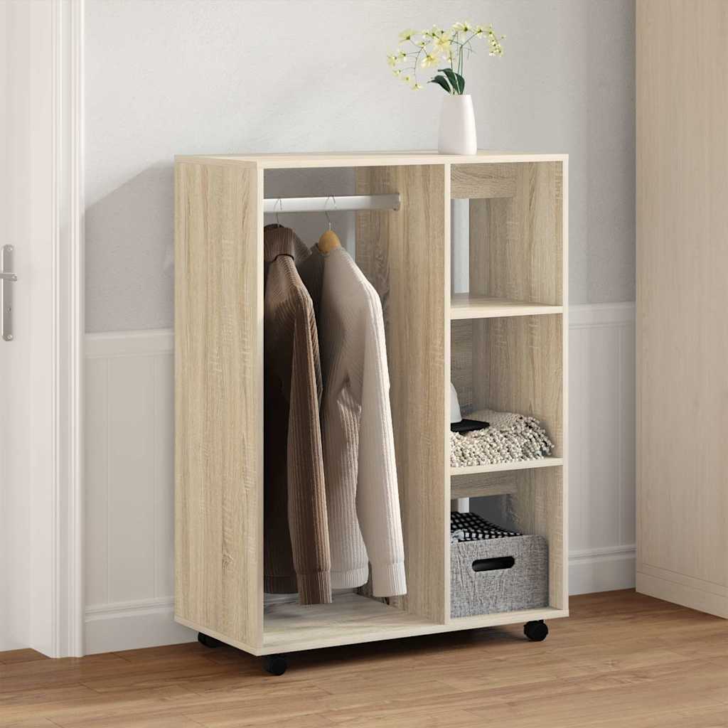 Armadio Rovere Sonoma 80x40x110 cm in Legno Multistrato