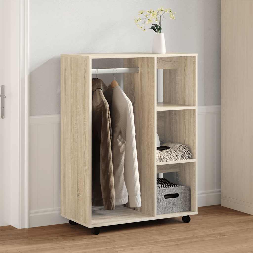 Armadio Rovere Sonoma 80x40x110 cm in Legno Multistrato