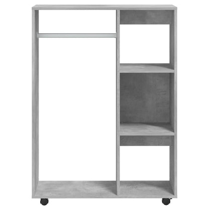 Armadio Grigio Cemento 80x40x110 cm in Truciolato - homemem39