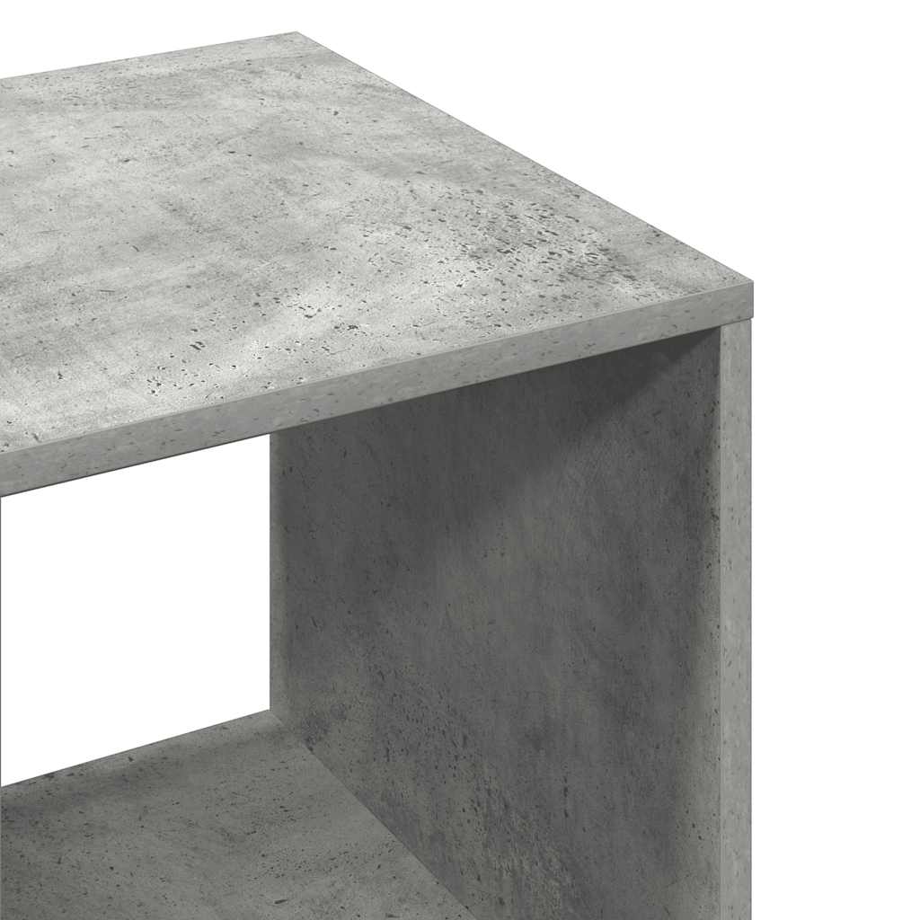Armadio Grigio Cemento 80x40x110 cm in Legno Multistrato