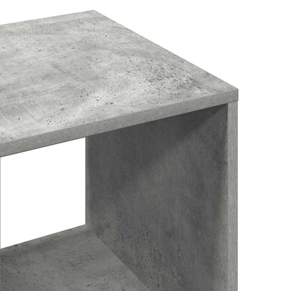 Armadio Grigio Cemento 80x40x110 cm in Legno Multistrato