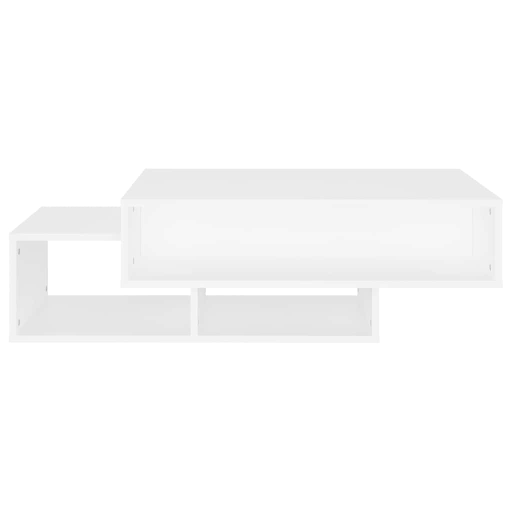 Tavolino da Salotto Bianco 102x55x42 cm Legno Legno Multistrato | homemem39