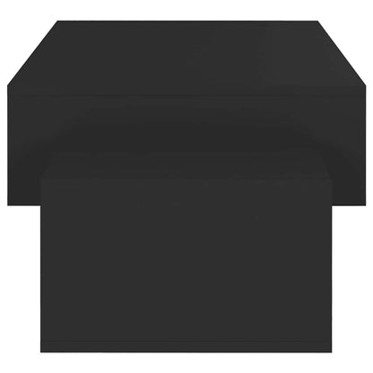 Tavolino da Salotto Nero 105x55x32 cm in Truciolato | homemem39