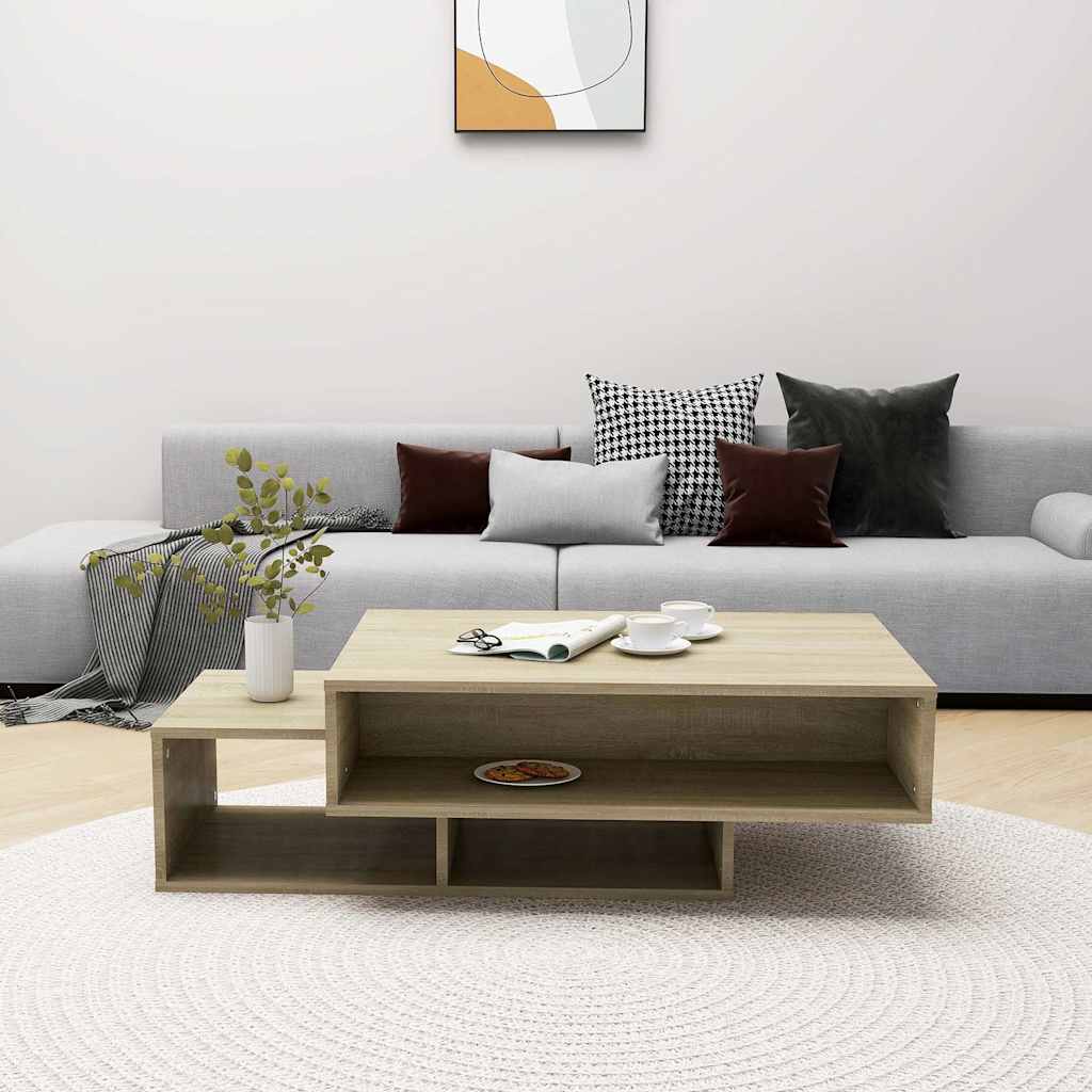 Tavolino da Salotto Rovere Sonoma 105x55x32cm Legno Multistrato