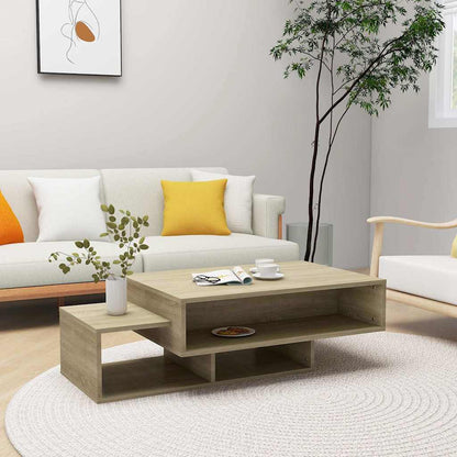 Tavolino da Salotto Rovere Sonoma 105x55x32cm Legno Multistrato