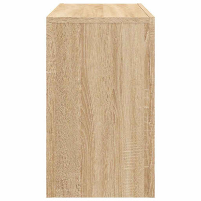 Tavolini Impilabili 3 pz Rovere Sonoma in Legno Multistrato