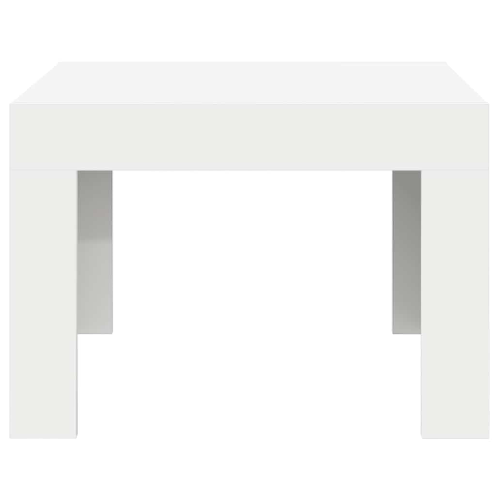 Tavolino da Salotto Bianco 50x50x35 cm in Truciolato | homemem39
