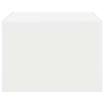 Tavolino da Salotto Bianco 50x50x35 cm in Legno Multistrato