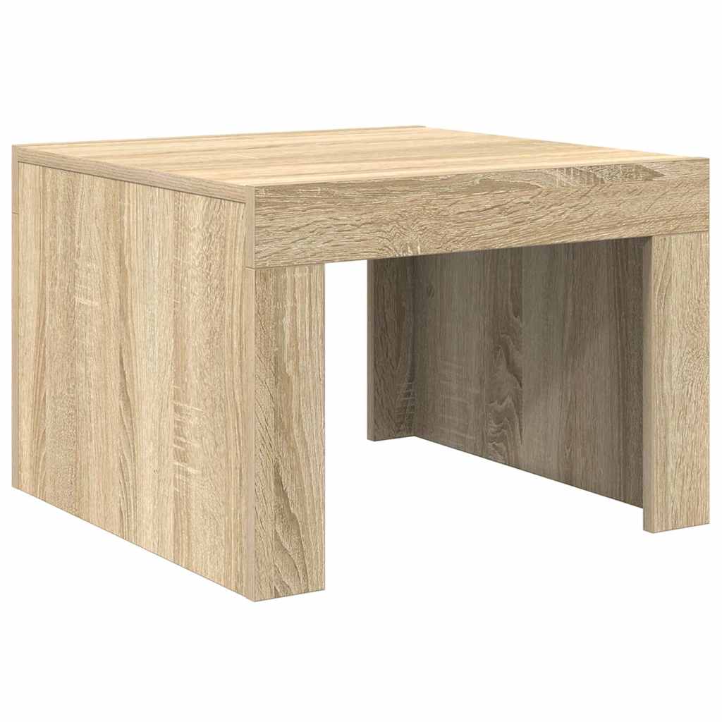 Tavolino da Salotto Rovere Sonoma 50x50x35 cm Legno Multistrato