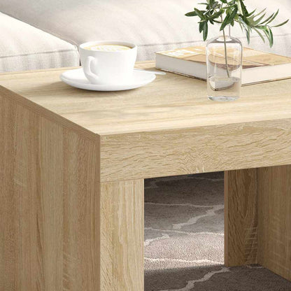 Tavolino da Salotto Rovere Sonoma 50x50x35 cm Legno Multistrato