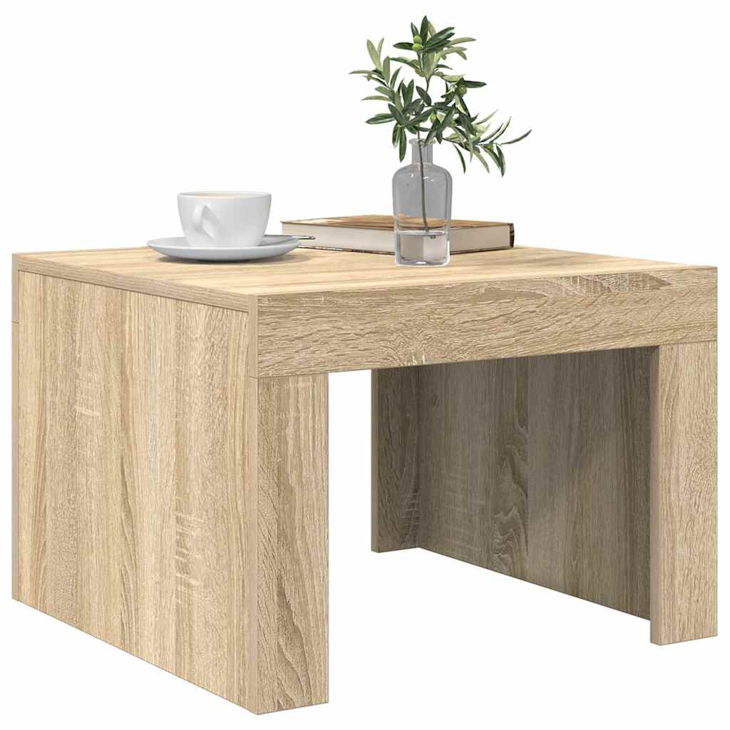 Tavolino da Salotto Rovere Sonoma 50x50x35 cm Legno Multistrato