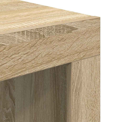 Tavolino da Salotto Rovere Sonoma 50x50x35 cm Legno Multistrato