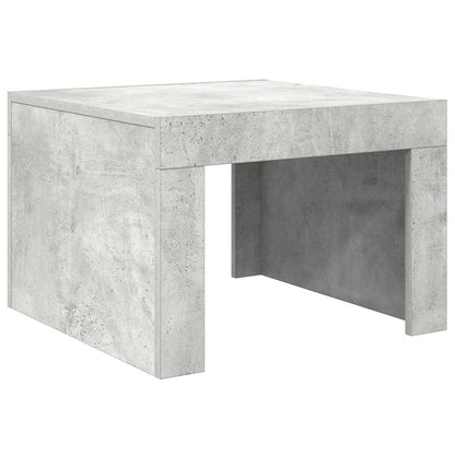 Tavolino da Salotto Grigio Cemento 50x50x35 cm in Truciolato | homemem39