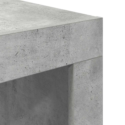 Tavolino da Salotto Grigio Cemento 50x50x35 cm in Truciolato | homemem39