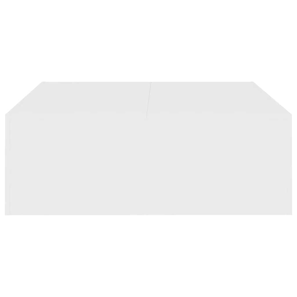 Tavolino da Salotto Bianco 100x100x35 cm Truciolato | homemem39