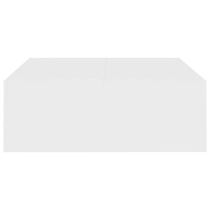 Tavolino da Salotto Bianco 100x100x35 cm Truciolato | homemem39
