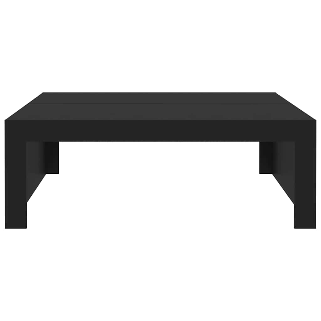 Tavolino da Salotto Nero 100x100x35 cm in Truciolato | homemem39