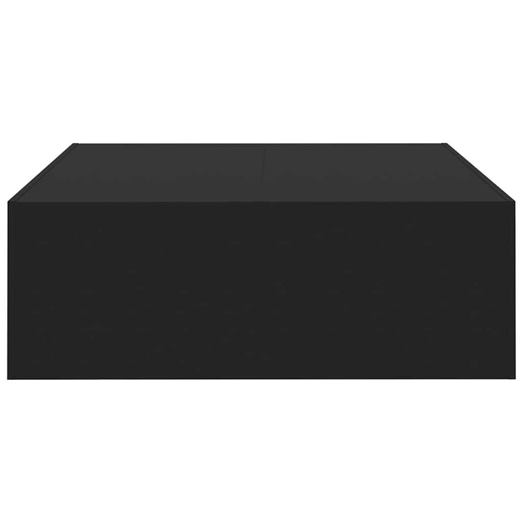 Tavolino da Salotto Nero 100x100x35 cm in Truciolato | homemem39