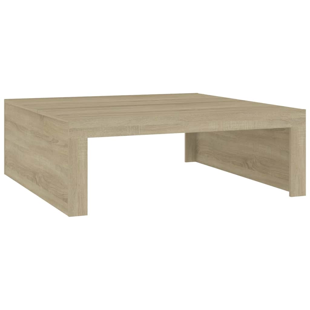 Tavolino Salotto Rovere Sonoma 100x100x35 cm Legno Multistrato