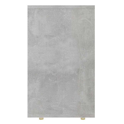 Tavolini Impilabili 3 pz Grigio Cemento in Legno Multistrato
