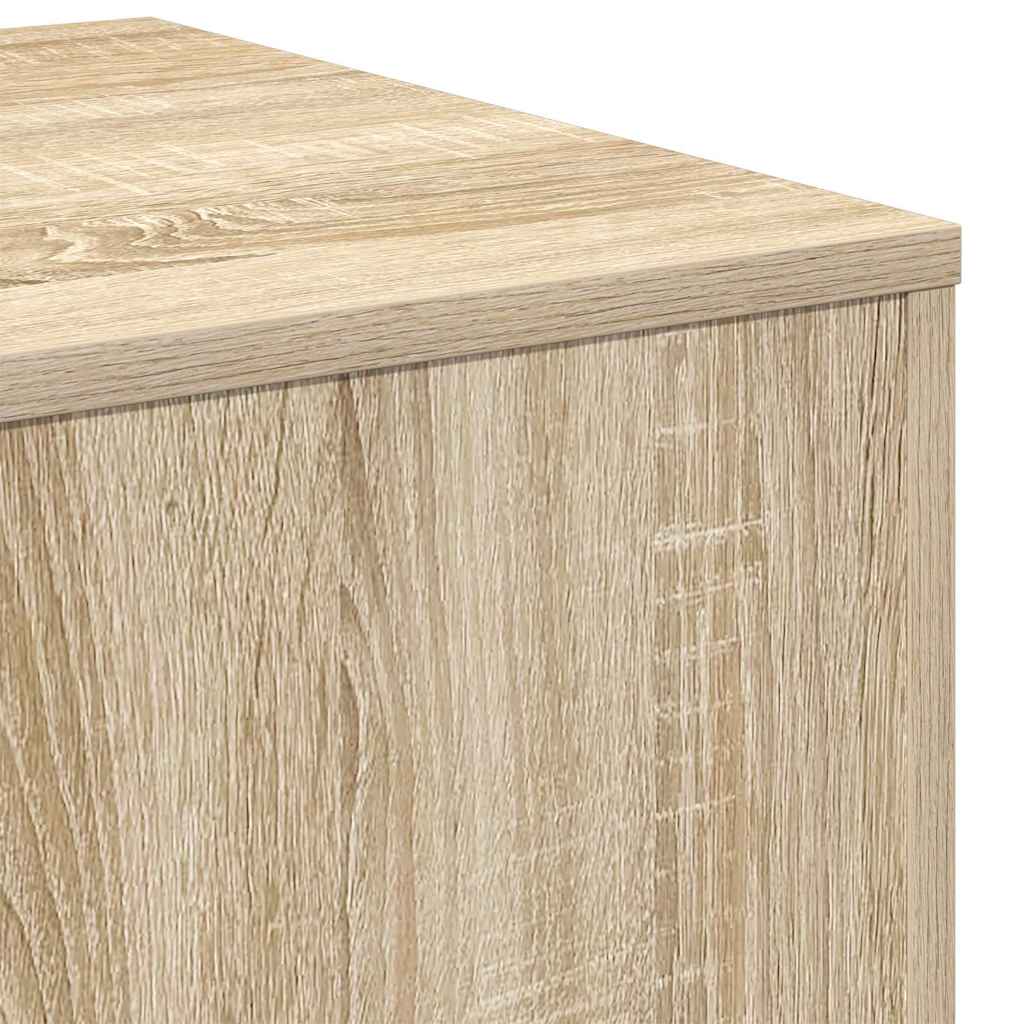 Tavolini 3 pz Rovere Sonoma in Legno Multistrato
