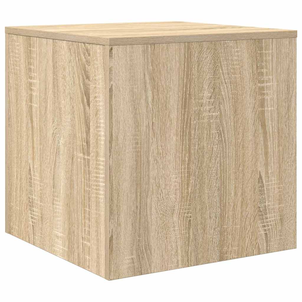Tavolini Impilabili 3 pz Rovere Sonoma in Legno Multistrato