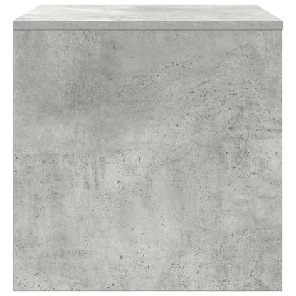 Tavolini Impilabili 3 pz Grigio Cemento in Legno Multistrato
