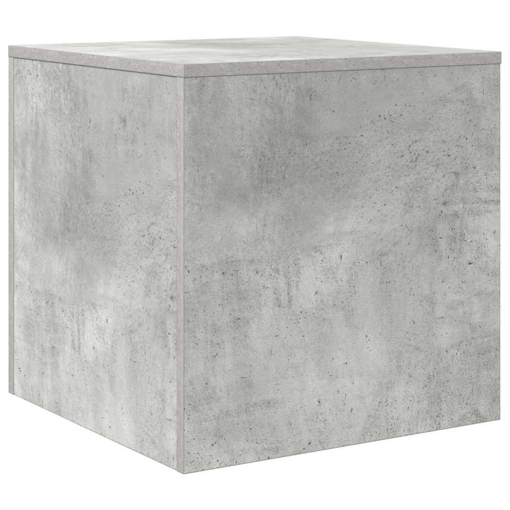 Tavolini Impilabili 3 pz Grigio Cemento in Legno Multistrato