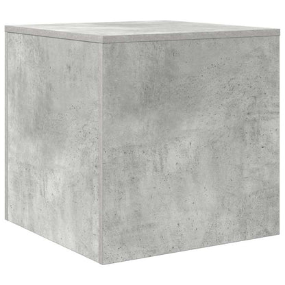 Tavolini Impilabili 3 pz Grigio Cemento in Legno Multistrato