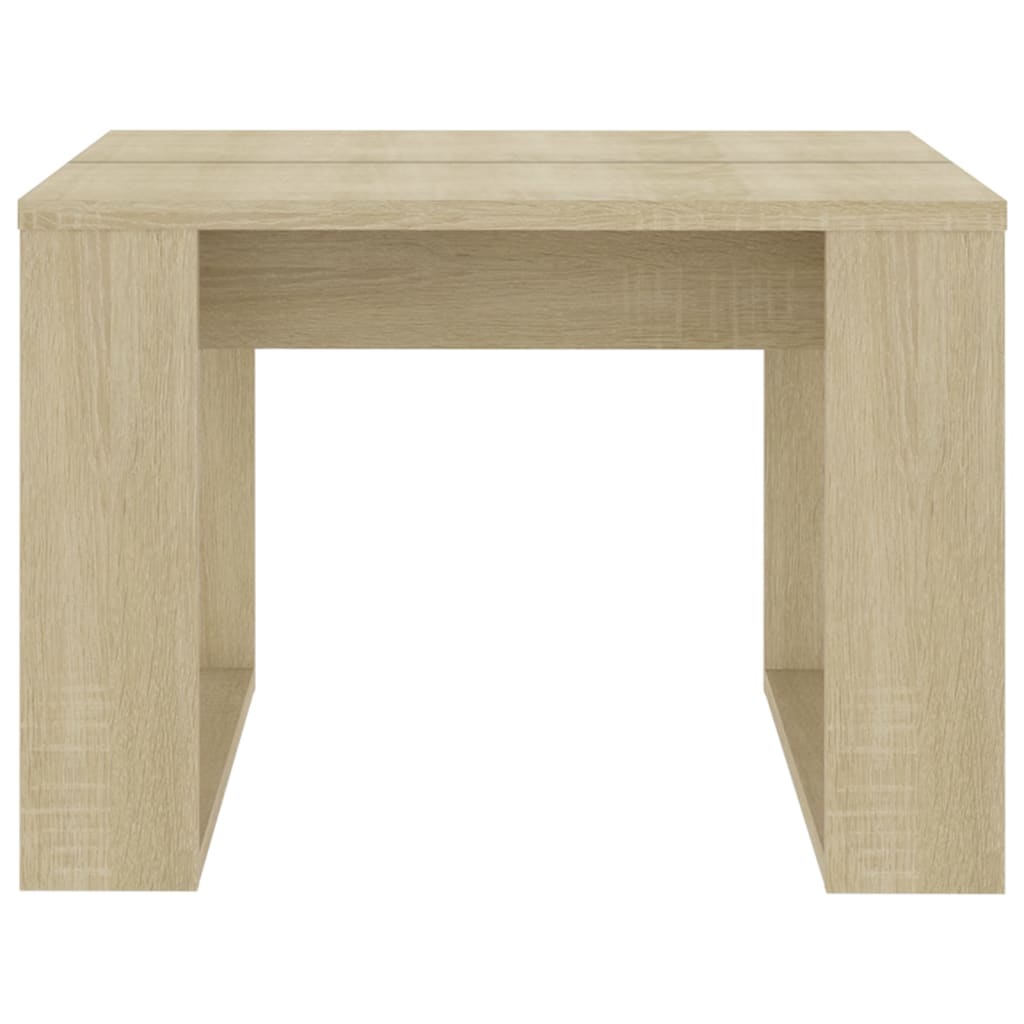 Tavolino di Servizio Rovere Sonoma 50x50x35 cm in Truciolato | homemem39
