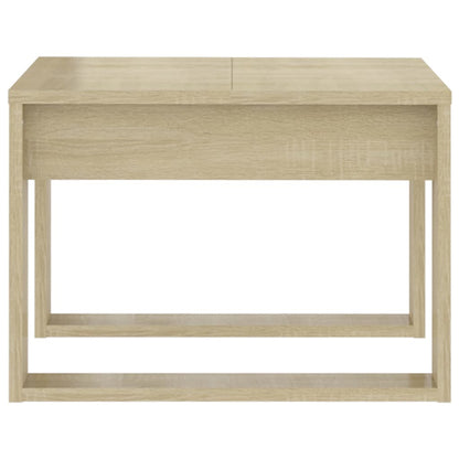 Tavolino di Servizio Rovere Sonoma 50x50x35 cm in Truciolato | homemem39