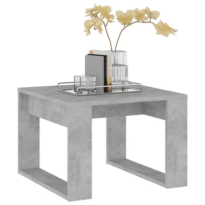 Tavolino Servizio Grigio Cemento 50x50x35 cm in Truciolato | homemem39
