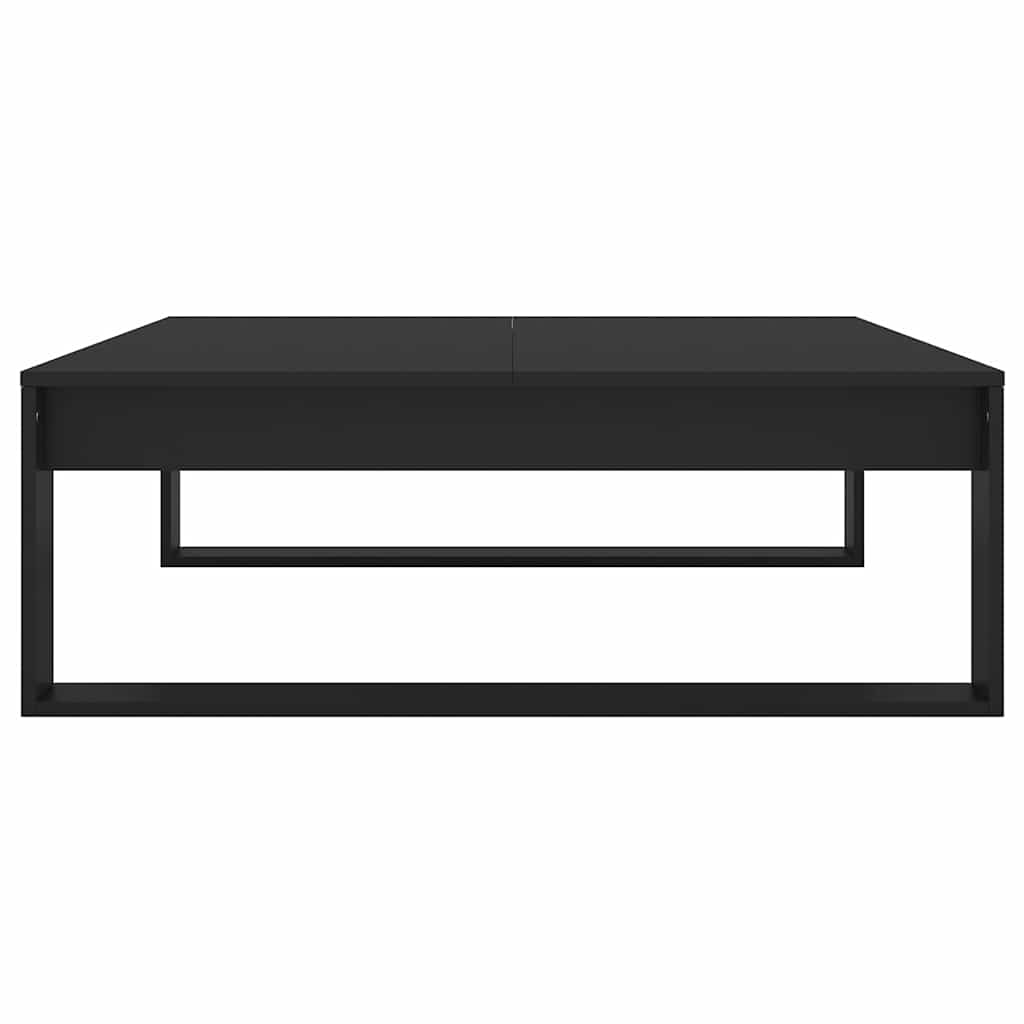 Tavolino da Salotto Nero 100x100x35 cm Truciolato | homemem39