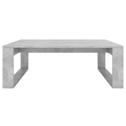 Tavolino da Salotto Grigio Cemento 100x100x35 cm Truciolato | homemem39