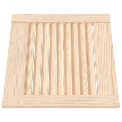 Ante con Design a Lamelle 4 pz 39,5x39,4 cm in Legno di Pino