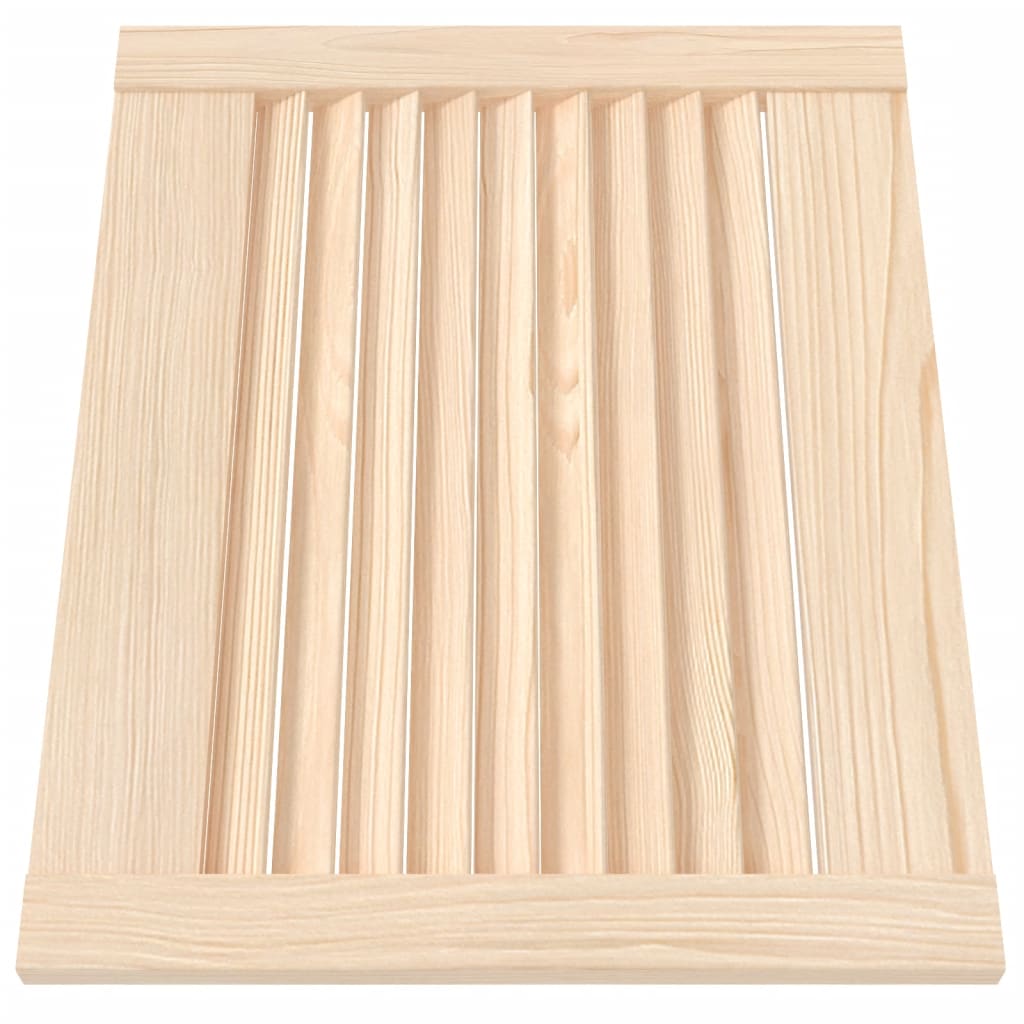 Anta con Design a Lamelle 39,5x49,4 cm in Legno di Pino