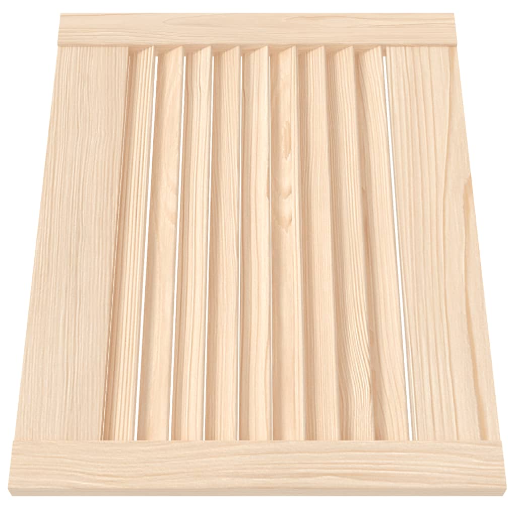 Ante con Design a Lamelle 2 pz 39,5x49,4 cm in Legno di Pino - homemem39
