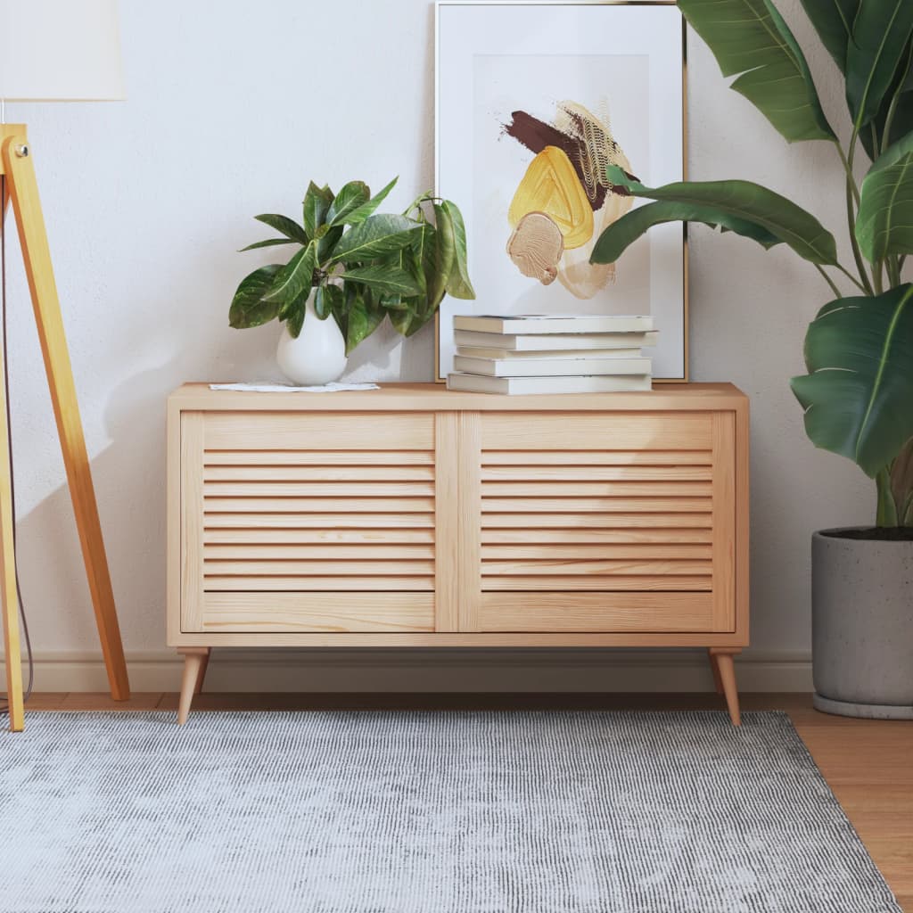 Ante con Design a Lamelle 2 pz 39,5x49,4 cm in Legno di Pino - homemem39