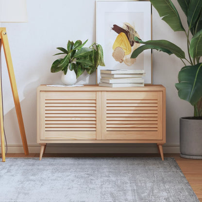 Ante con Design a Lamelle 2 pz 39,5x49,4 cm in Legno di Pino - homemem39