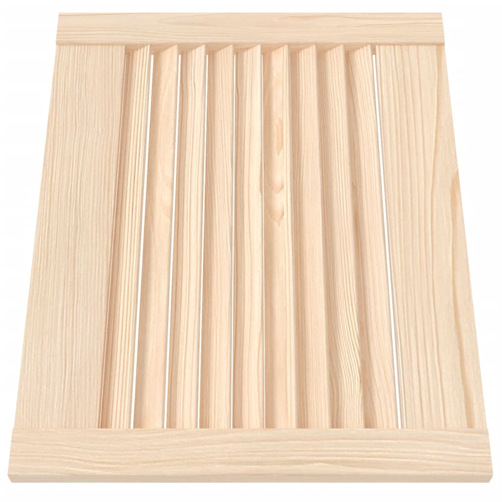 Ante con Design a Lamelle 4 pz 39,5x49,4 cm in Legno di Pino