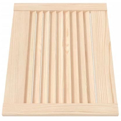 Ante con Design a Lamelle 4 pz 39,5x49,4 cm in Legno di Pino