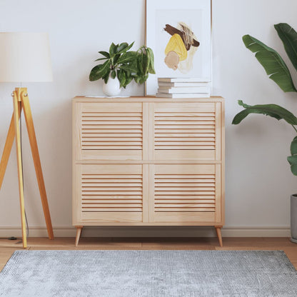 Ante con Design a Lamelle 4 pz 39,5x49,4 cm in Legno di Pino